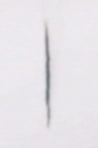Megalightning at Mount Ida in 1968 - Close-up, color inverted